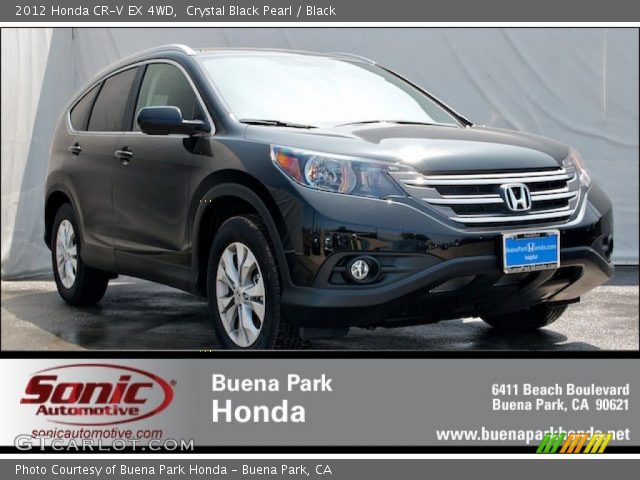 2012 Honda CR-V EX 4WD in Crystal Black Pearl