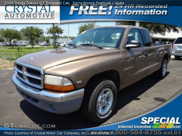 2000 Dodge Dakota SLT Extended Cab in Sierra Bronze Pearlcoat