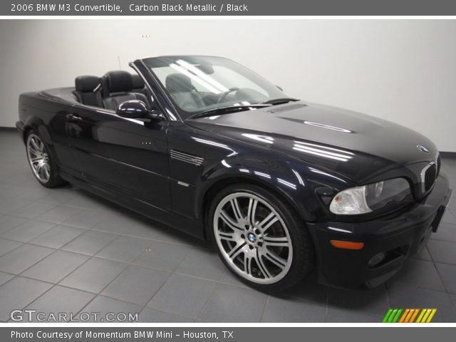 2006 BMW M3 Convertible in Carbon Black Metallic