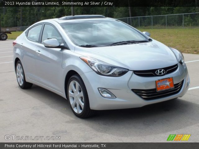 2013 Hyundai Elantra Limited in Shimmering Air Silver