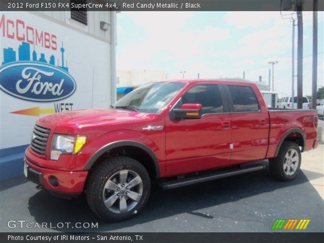 2012 Ford F150 FX4 SuperCrew 4x4 in Red Candy Metallic