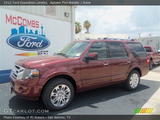 2012 Ford Expedition Limited in Autumn Red Metallic