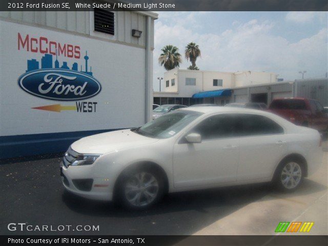 2012 Ford Fusion SE in White Suede