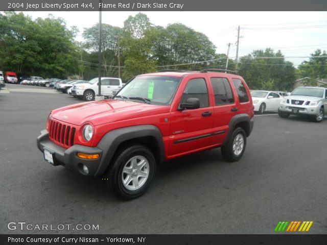 2004 Jeep Liberty Sport 4x4 in Flame Red