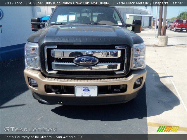 2012 Ford F350 Super Duty King Ranch Crew Cab 4x4 Dually in Tuxedo Black Metallic
