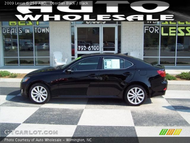 2009 Lexus IS 250 AWD in Obsidian Black