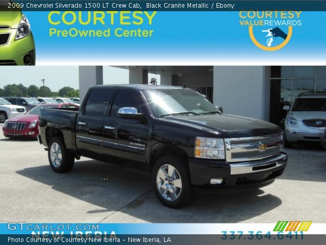 2009 Chevrolet Silverado 1500 LT Crew Cab in Black Granite Metallic