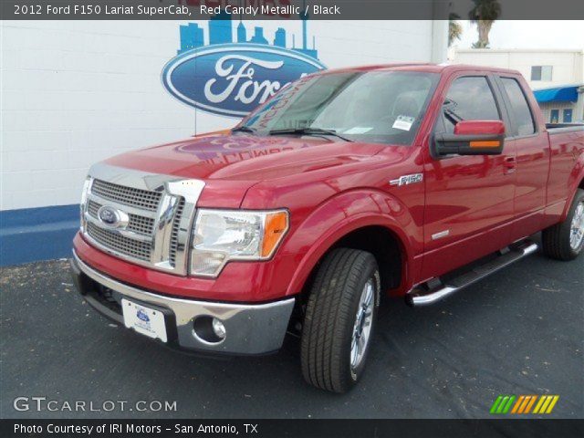 2012 Ford F150 Lariat SuperCab in Red Candy Metallic