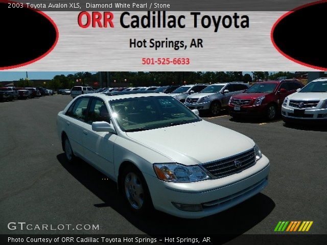 2003 Toyota Avalon XLS in Diamond White Pearl