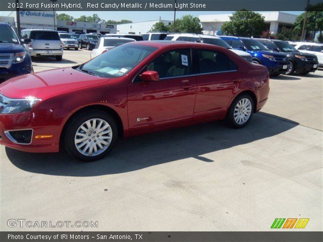 2012 Ford Fusion Hybrid in Red Candy Metallic