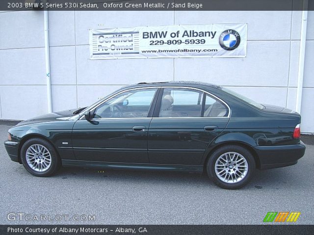 2003 BMW 5 Series 530i Sedan in Oxford Green Metallic