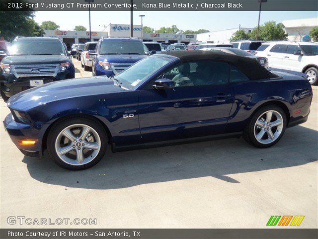 2012 Ford Mustang GT Premium Convertible in Kona Blue Metallic