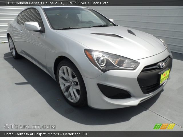 2013 Hyundai Genesis Coupe 2.0T in Circuit Silver