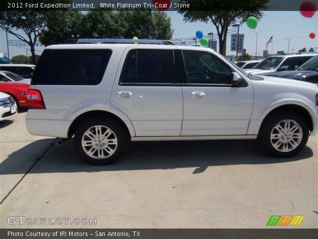 2012 Ford Expedition Limited in White Platinum Tri-Coat