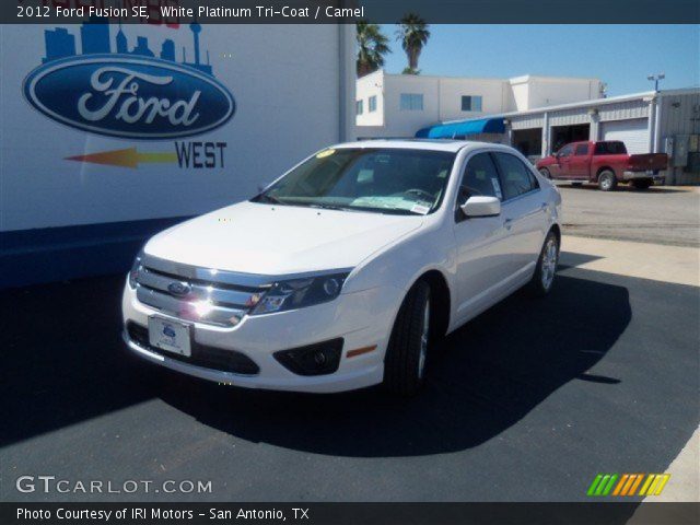 2012 Ford Fusion SE in White Platinum Tri-Coat