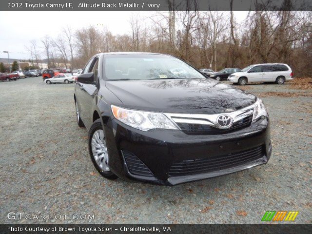 2012 Toyota Camry LE in Attitude Black Metallic