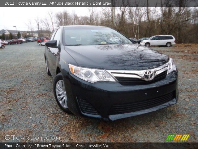 2012 Toyota Camry LE in Attitude Black Metallic
