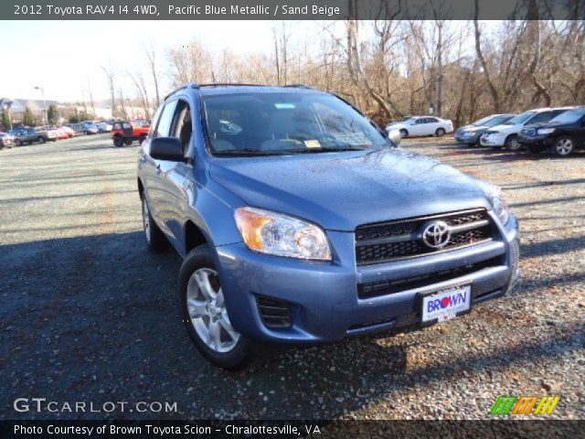 2012 Toyota RAV4 I4 4WD in Pacific Blue Metallic
