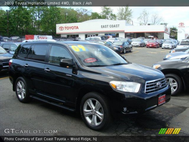 2009 Toyota Highlander Limited 4WD in Black