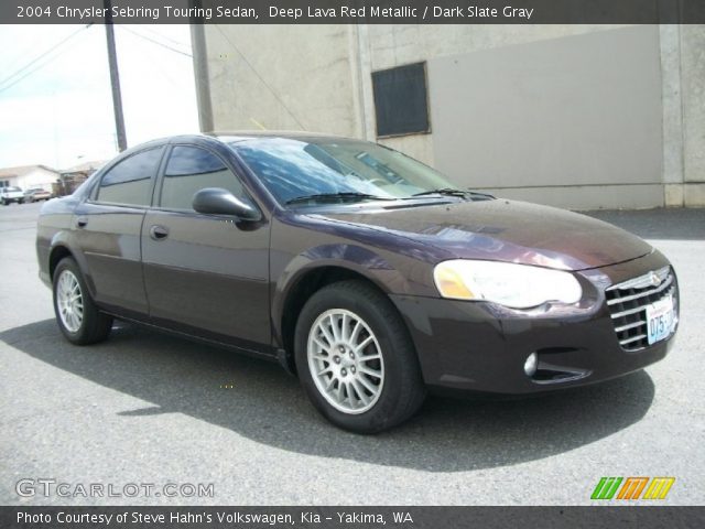 2004 Chrysler Sebring Touring Sedan in Deep Lava Red Metallic