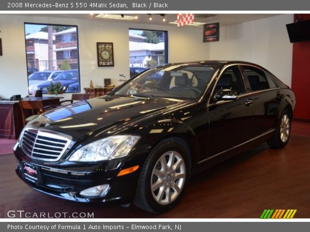 2008 Mercedes-Benz S 550 4Matic Sedan in Black