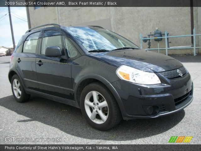 2009 Suzuki SX4 Crossover AWD in Black Pearl Metallic