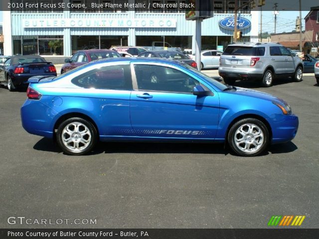 2010 Ford Focus SE Coupe in Blue Flame Metallic