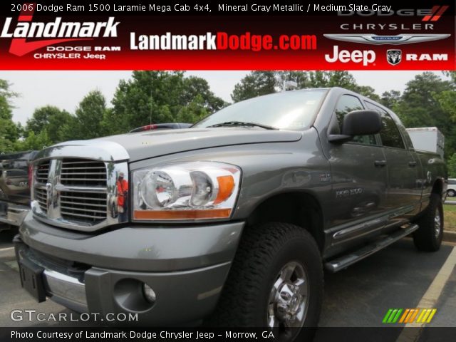 Mineral Gray Metallic 2006 Dodge Ram 1500 Laramie Mega Cab