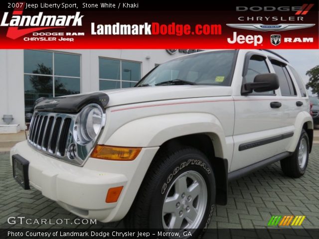 2007 White jeep liberty for sale #4
