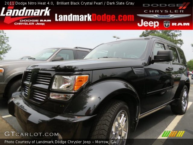 2011 Dodge Nitro Heat 4.0 in Brilliant Black Crystal Pearl