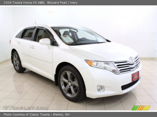 2009 Toyota Venza V6 AWD in Blizzard Pearl