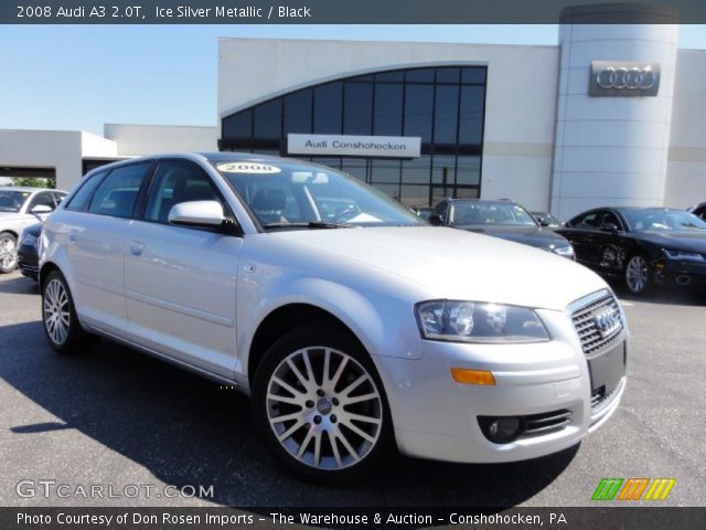 2008 Audi A3 2.0T in Ice Silver Metallic