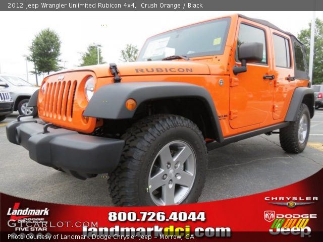2012 Jeep Wrangler Unlimited Rubicon 4x4 in Crush Orange