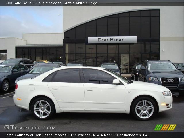 2006 Audi A4 2.0T quattro Sedan in Arctic White