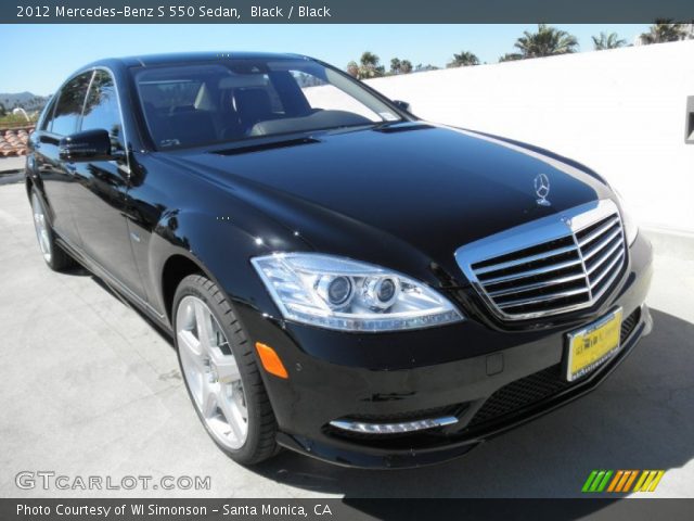 2012 Mercedes-Benz S 550 Sedan in Black