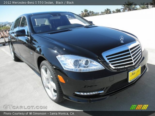 2012 Mercedes-Benz S 550 Sedan in Black