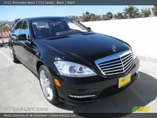 2012 Mercedes-Benz S 550 Sedan in Black