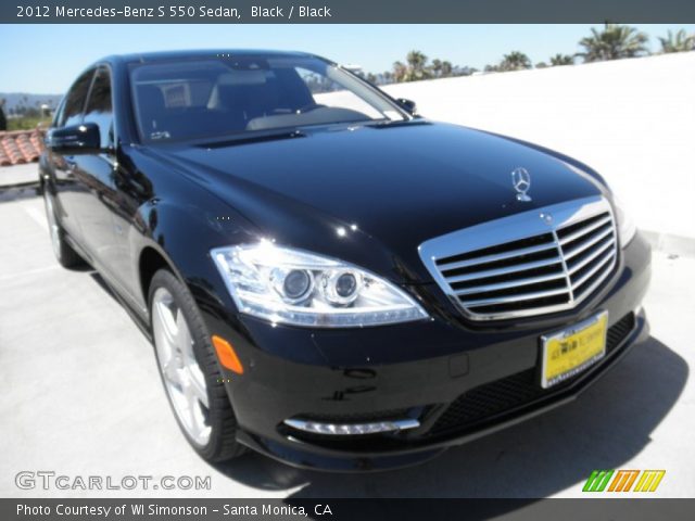 2012 Mercedes-Benz S 550 Sedan in Black