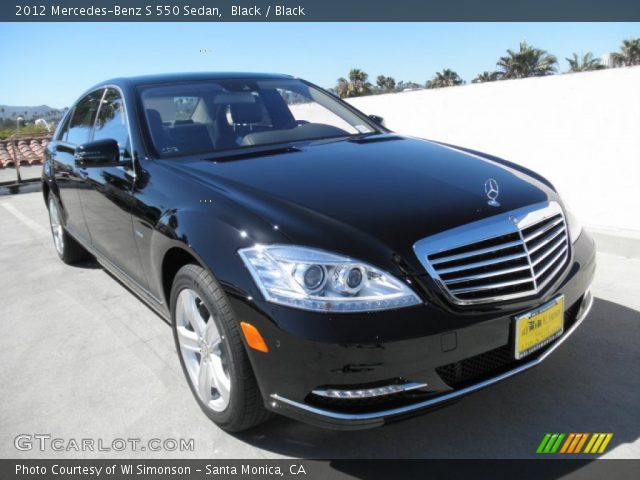 2012 Mercedes-Benz S 550 Sedan in Black