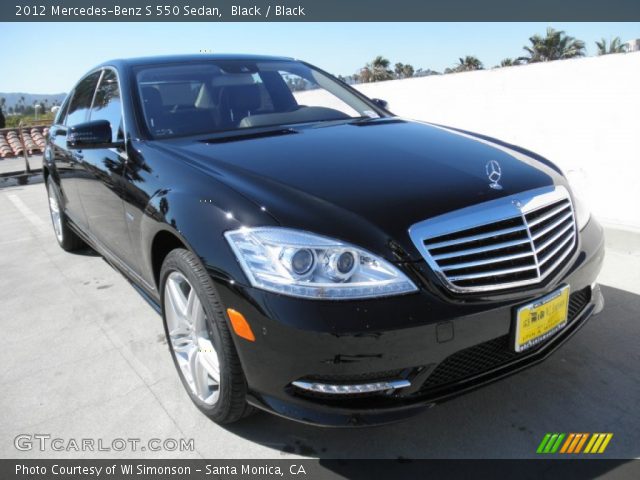 2012 Mercedes-Benz S 550 Sedan in Black