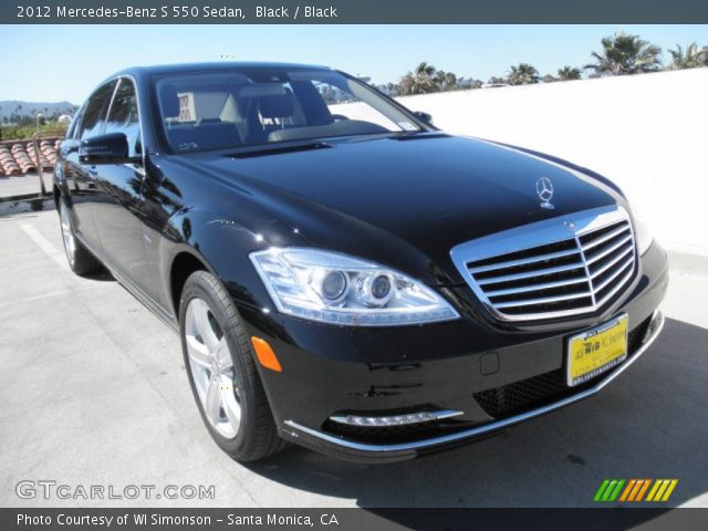 2012 Mercedes-Benz S 550 Sedan in Black