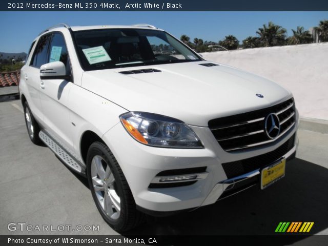 2012 Mercedes-Benz ML 350 4Matic in Arctic White
