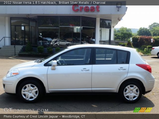 Nissan versa hatchback silver #3