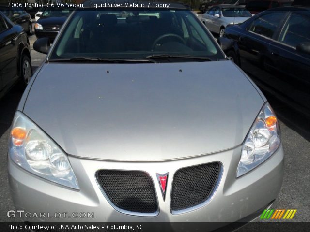 2006 Pontiac G6 V6 Sedan in Liquid Silver Metallic