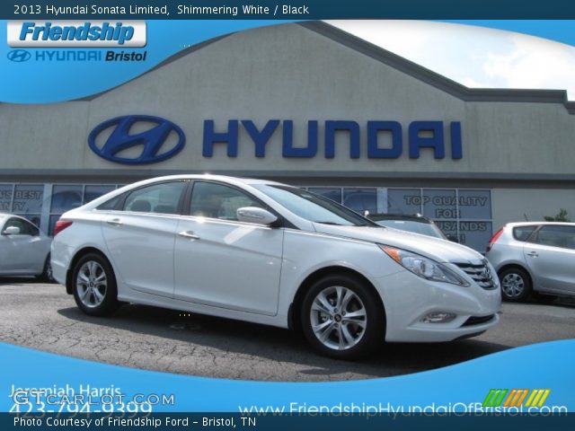 2013 Hyundai Sonata Limited in Shimmering White