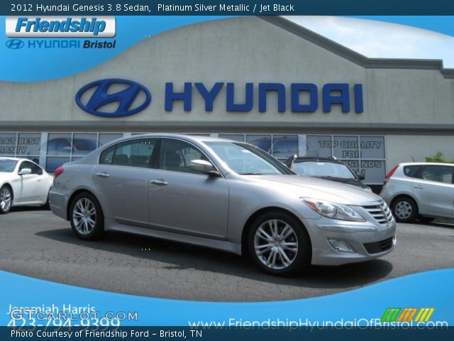 2012 Hyundai Genesis 3.8 Sedan in Platinum Silver Metallic
