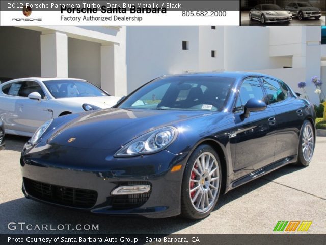 2012 Porsche Panamera Turbo in Dark Blue Metallic