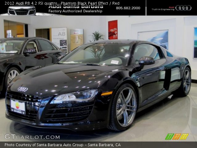 2012 Audi R8 4.2 FSI quattro in Phantom Black Pearl Effect