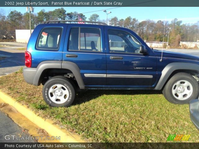 2002 Jeep Liberty Sport in Patriot Blue Pearlcoat