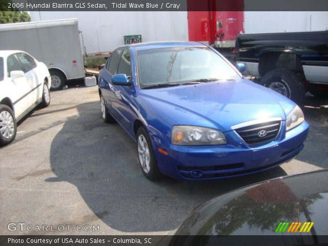2006 Hyundai Elantra GLS Sedan in Tidal Wave Blue